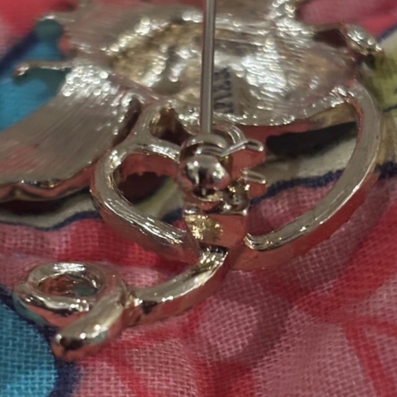 Vintage Napier Bee Brooch – Crystal & Enamel Statement Pin 🐝 - Picture 3 of 5